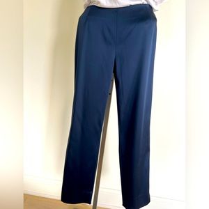 Lafayette 148 New York satin navy blue women’s pants size 6 US